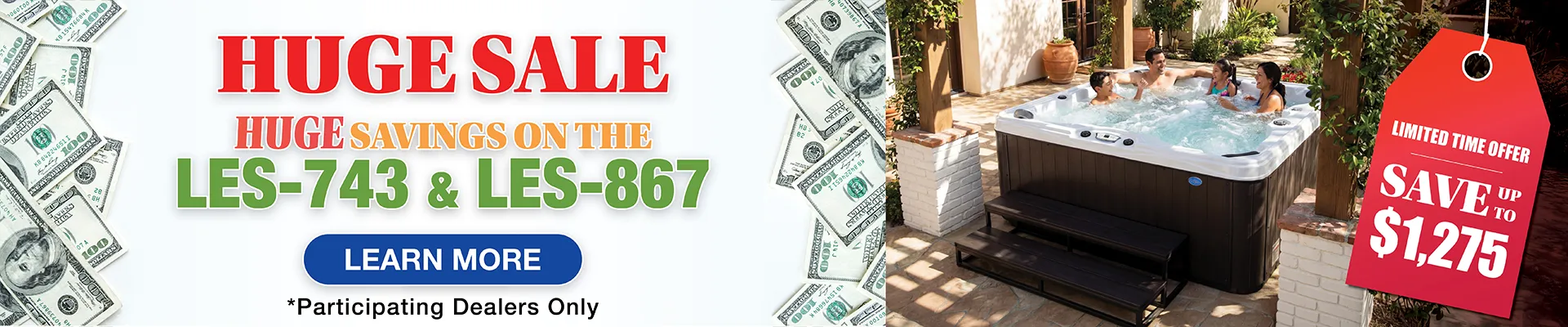 Calspas hot tub being used in a family setting - Murrieta